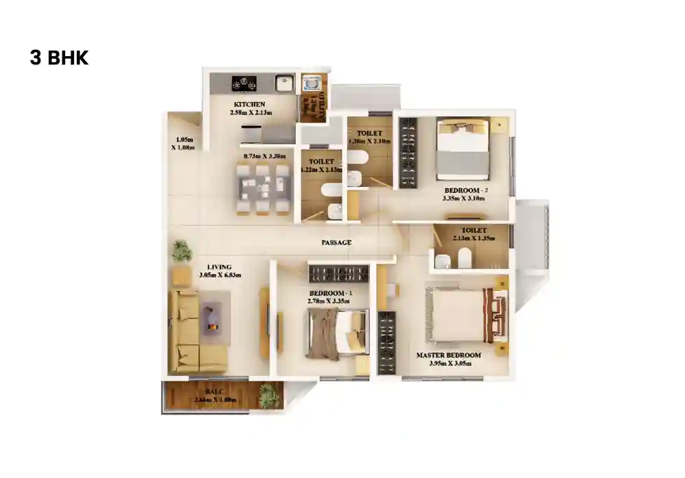 3 BHK